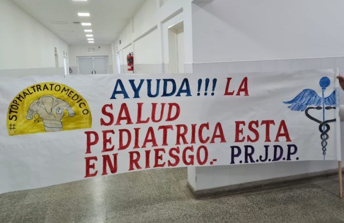 Pediatras del Policlínico Perón realizarán un paro 