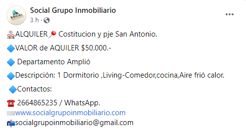 En tres años, el valor para alquilar un departamento en San Luis subió hasta un 700%