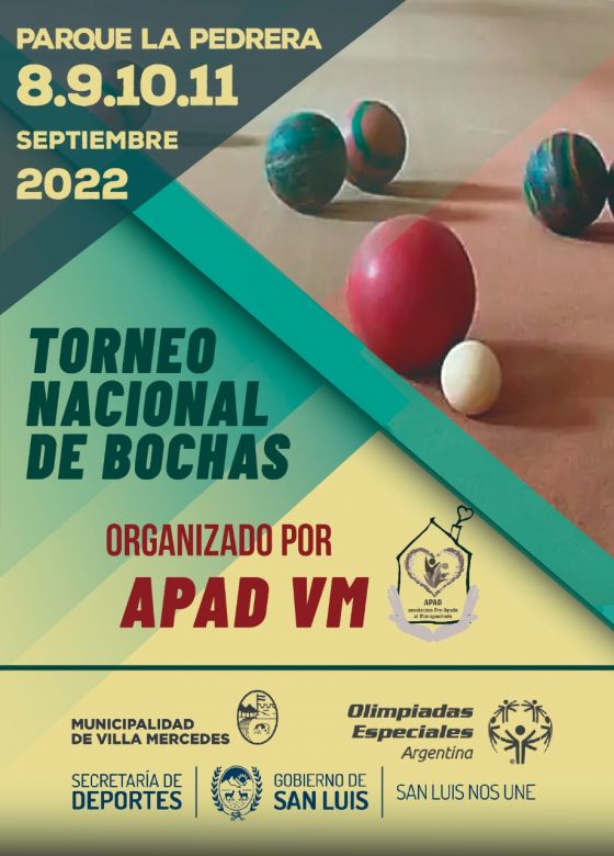 APAD organiza el Torneo Nacional de Bochas en La Pedrera