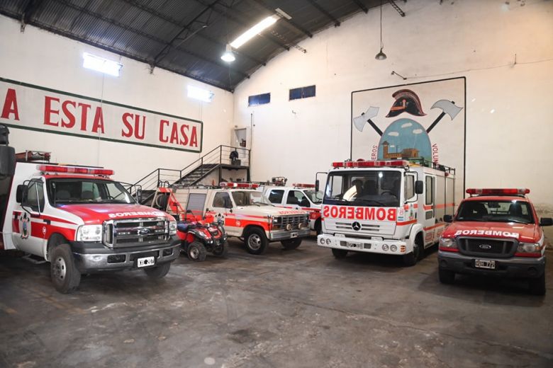 Se avanza con las obras de ampliación en el Cuartel de Bomberos 