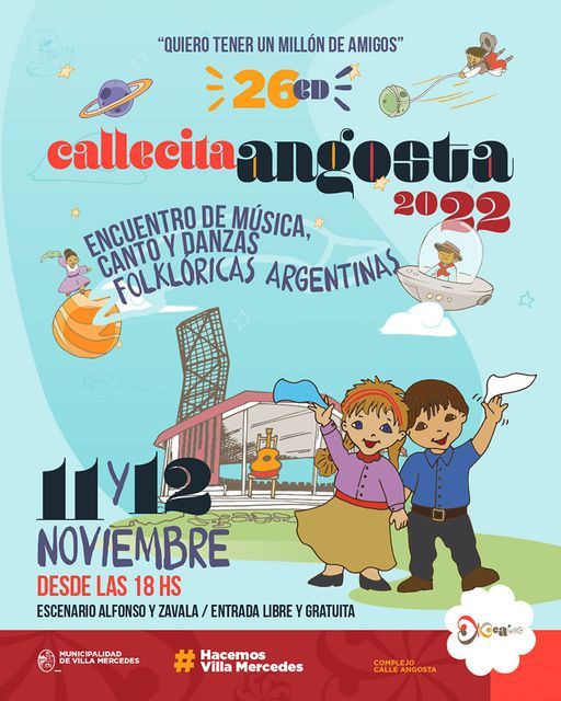 Llega la 26° edición de Callecita Angosta