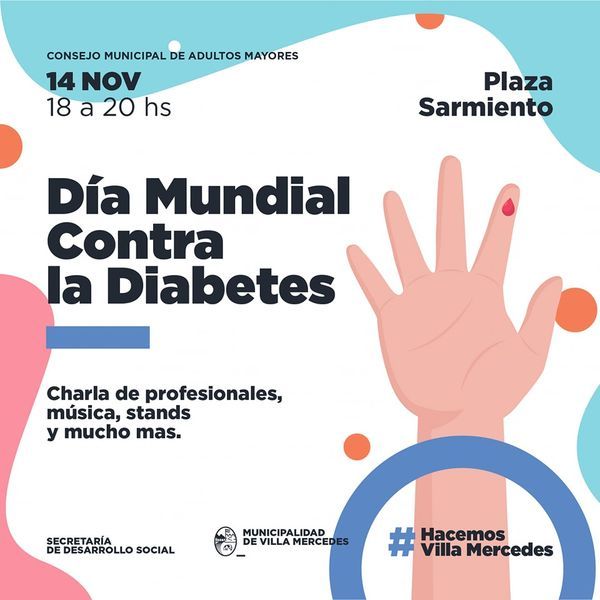 Hoy Villa Mercedes conmemora el Día Mundial de la Diabetes
