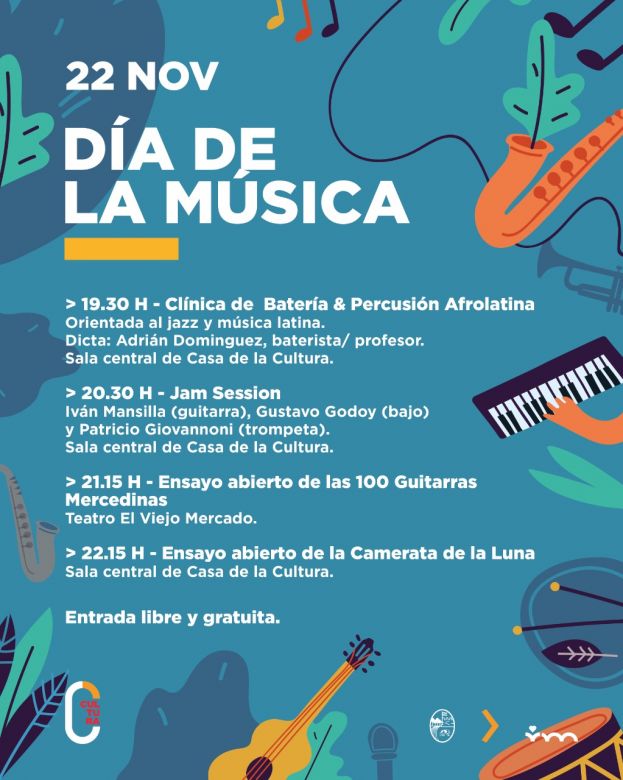 Hoy Villa Mercedes festeja el Día de la Música