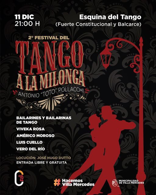Villa Mercedes celebra el Día Nacional del Tango