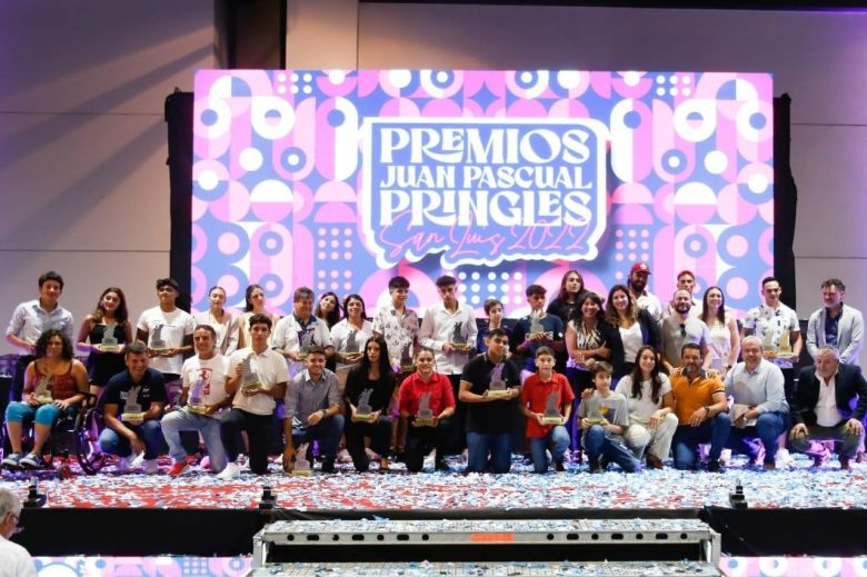 Deportistas distinguidos en la 1° edición de los Premios "Juan Pascual Pringles"