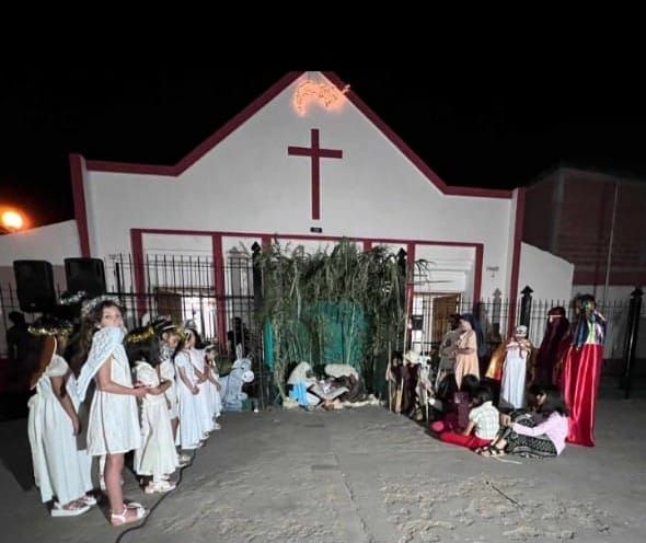 Mientras se hacía el pesebre viviente robaron en la parroquia Santa Rita de Casia