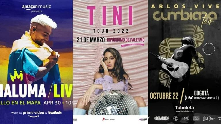 Top 5 de artistas latinos que prefirieron plataformas streaming para mostrar sus conciertos