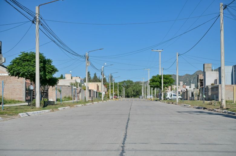 Más obras que llevan progreso y calidad de vida a los vecinos de San Luis 