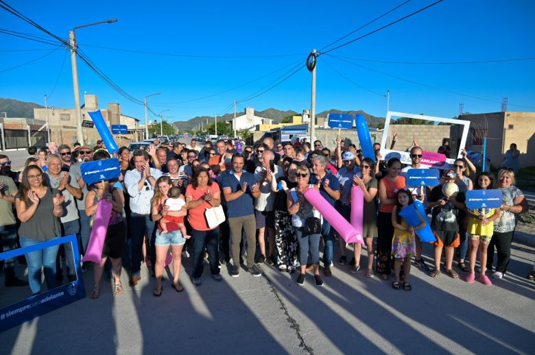 Más obras que llevan progreso y calidad de vida a los vecinos de San Luis 