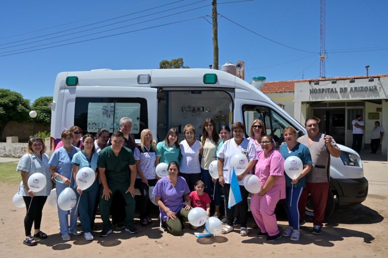 Los centros de salud del sur provincial recibieron ambulancias 0km