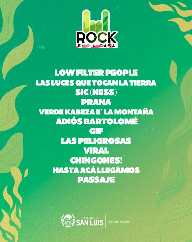 Rock en la Casa 2023: confirmaron la grilla con Las Pelotas y Estelares para la cuarta edición
