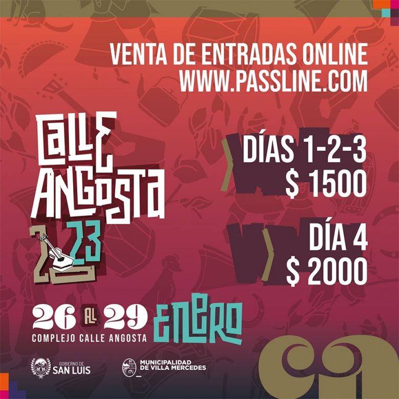 Continúa la venta entradas online para Calle Angosta 