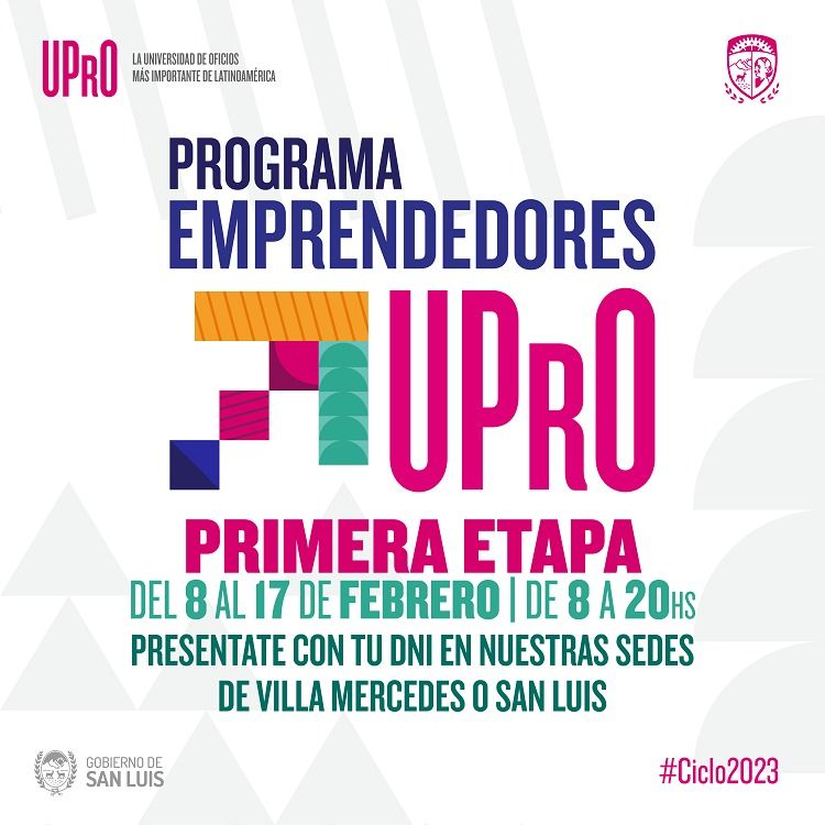 UPrO lanza el programa de emprendedores 2023