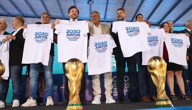 Mundial 2030: Argentina, Uruguay, Paraguay y Chile postularon su candidatura como sedes