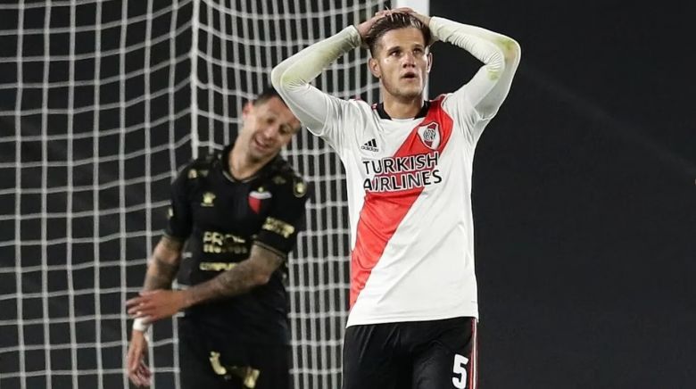 Malas noticias en River: Bruno Zuculini se rompió los ligamentos cruzados y afrontará una larga inactividad