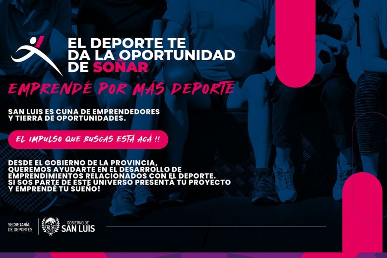 Abrieron las inscripciones para el programa “Emprendé por más deporte”