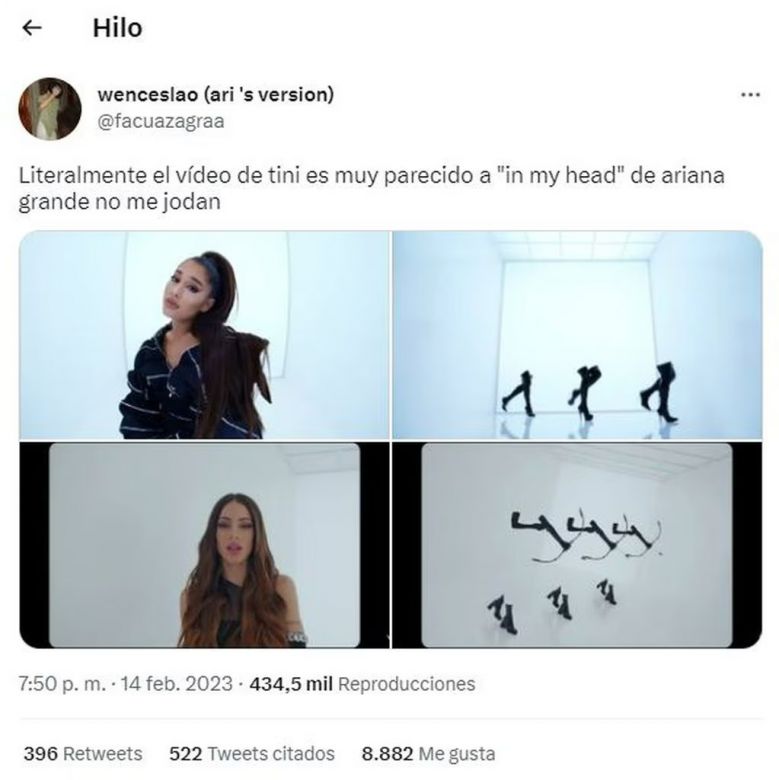 Tini Stoessel lanzó “Cupido” y la acusaron de plagio: ¿qué le copió a Ariana Grande?