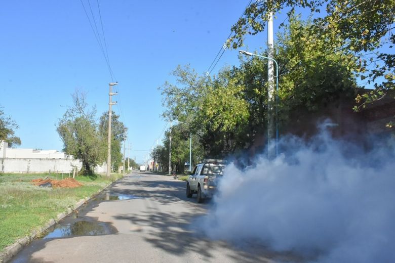 La Municipalidad de Villa Mercedes continúan con las fumigaciones en la ciudad