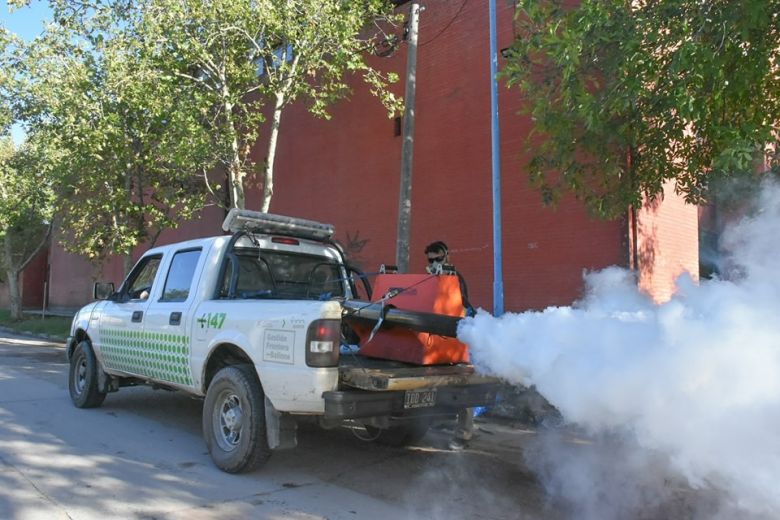 La Municipalidad de Villa Mercedes continúan con las fumigaciones en la ciudad