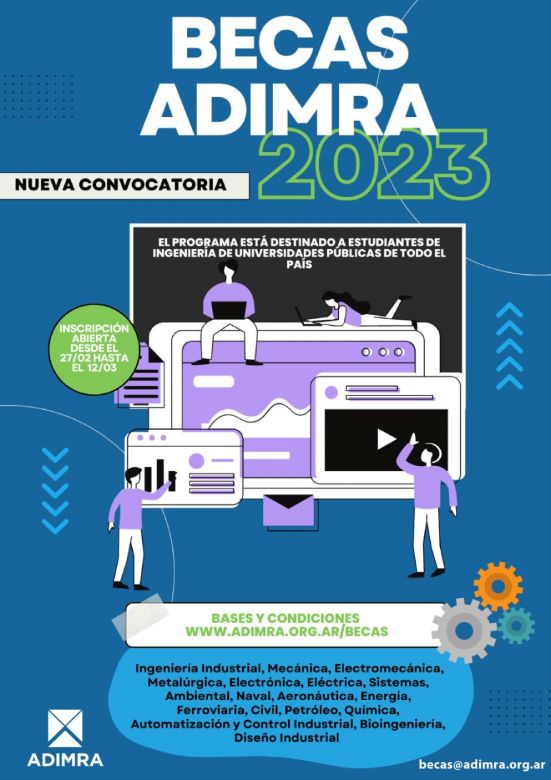 Impulsar el cambio tecnológico y social: Becas ADIMRA 2023.  