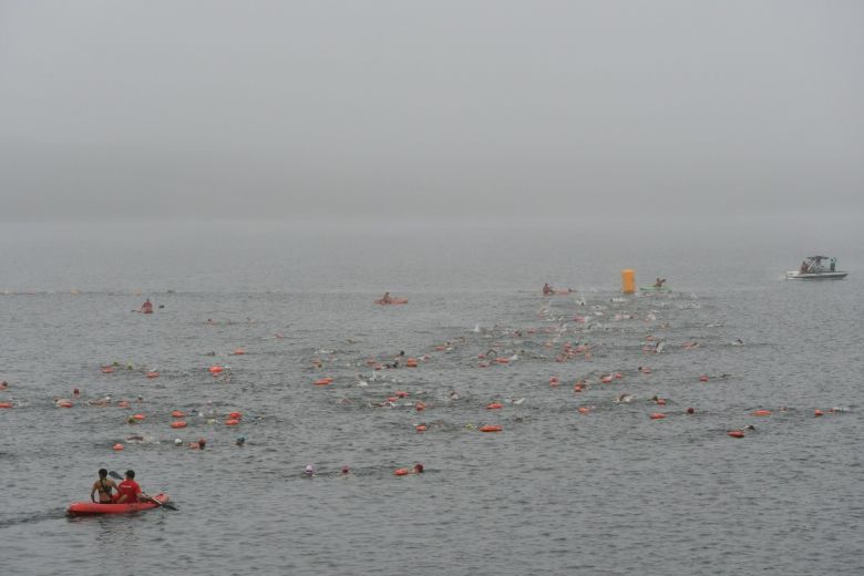 Más de 250 nadadores participaron del Torneo Puntano de Aguas Abiertas