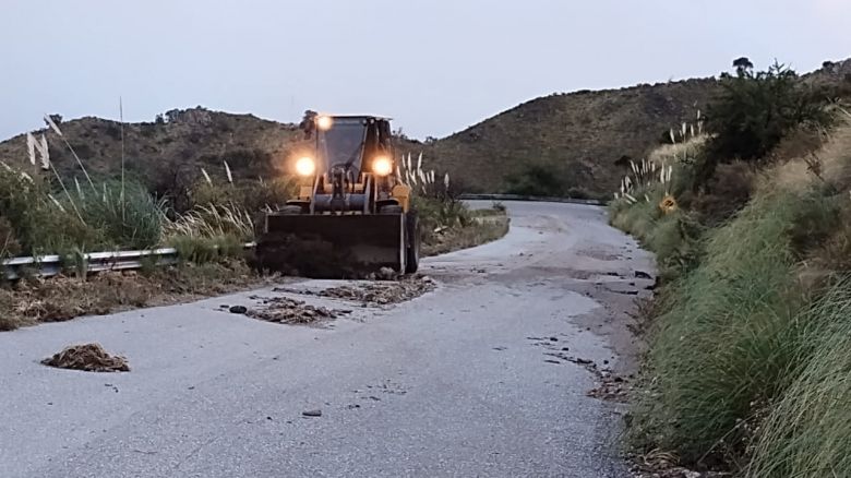 La Ruta Provincial N°5 camino al Filo permanecerá cortada por posibles desprendimientos