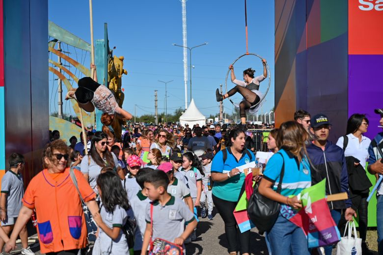 Las familias fueron las protagonistas del gran cierre de la Feria Industrial