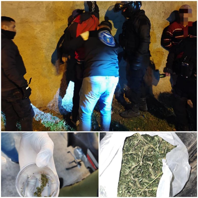 Cuatro personas detenidas con droga en distintos procedimientos