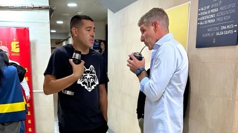 Martín Palermo, el gran ausente en la despedida de Riquelme de Boca