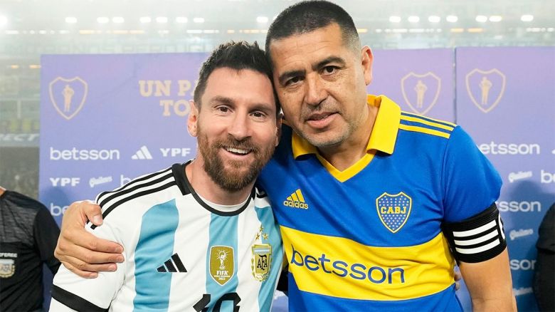 Juan Román Riquelme disfrutó rodeado de estrellas su partido homenaje en La Bombonera