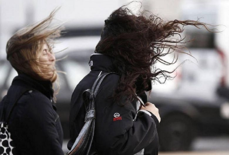 El Servicio Meteorológico Nacional emitió una alerta amarilla por vientos fuertes