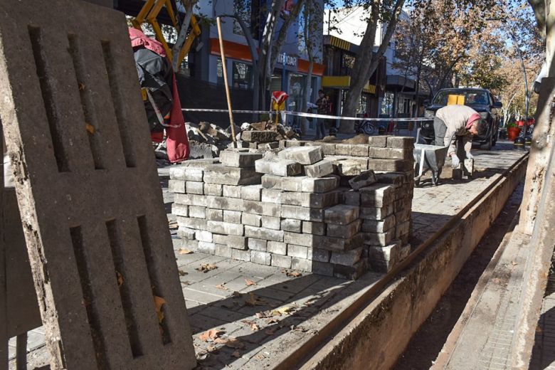 Tránsito inhabilitado por reparación de adoquinado en casco céntrico