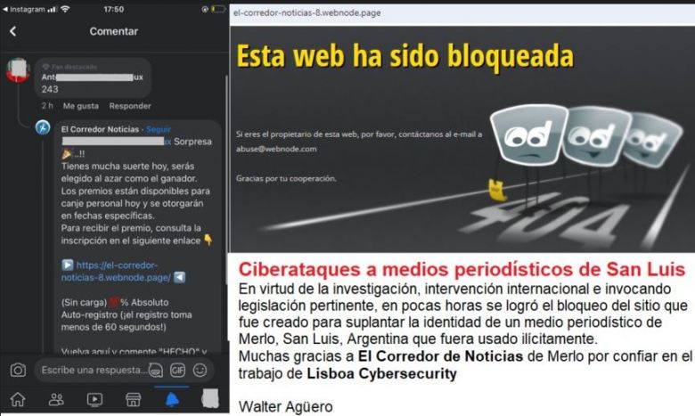  Medios periodísticos de Villa Mercedes y  Merlo sufrieron ciberataques