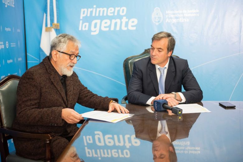 El gobernador y el ministro de Justicia y Derechos Humanos de la Nación acordaron la incorporación de la provincia a dos registros nacionales 