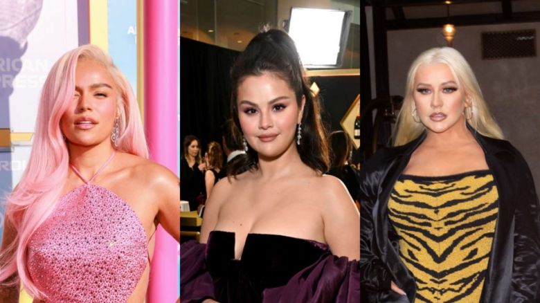 Christina Aguilera, Karol G y Selena Gomez: ¿se viene colaboración?