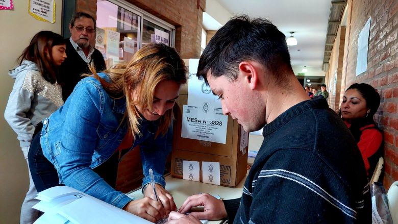 Myrian Prunotto emitió su voto