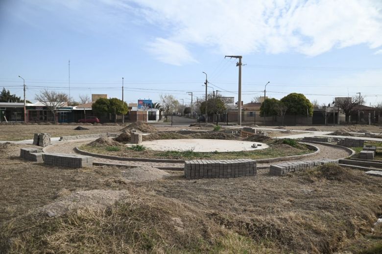 Continúan las obras en el espacio recreativo de La Ribera 