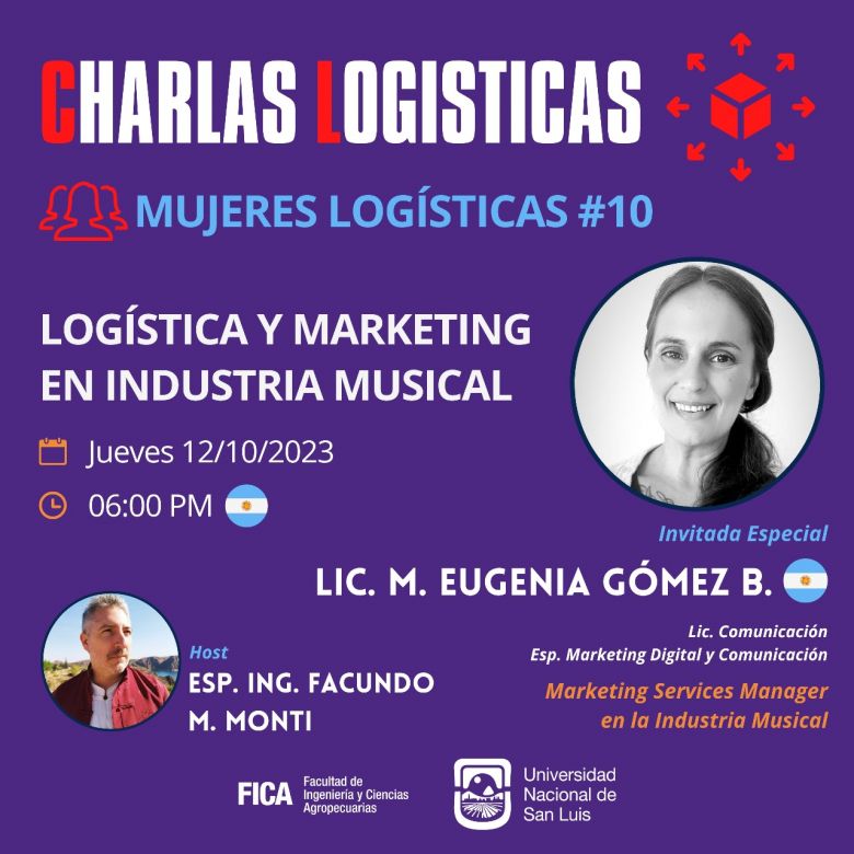 Brindarán una charla sobre Logística y Marketing en la Industria Musical