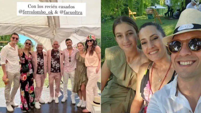 Luego de ausentarse al casamiento de su mamá, Nicole Neumann, Indiana Cubero fue a una boda con Mica Viciconte