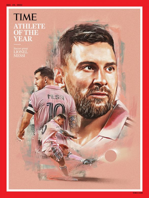Messi fue nombrado "El Deportista del Año" por la revista Time