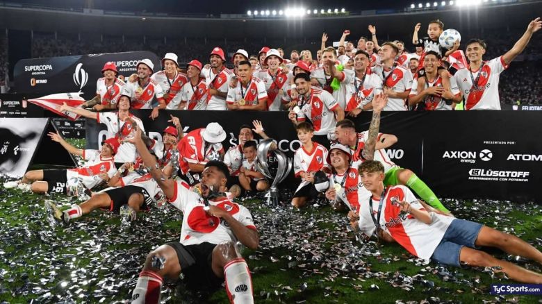 River, campeón de la Supercopa Argentina: así quedó la tabla histórica de títulos del fútbol argentino 