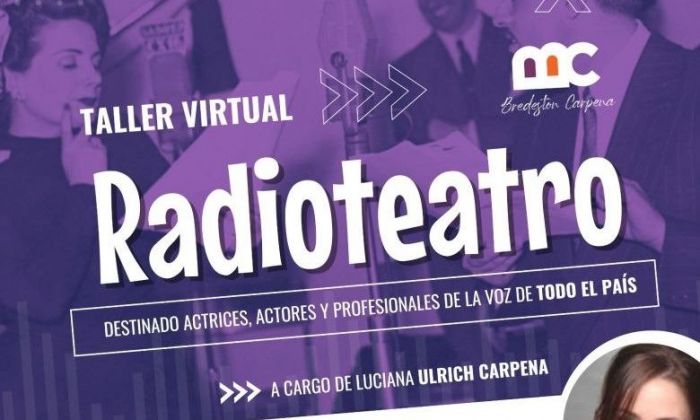 Radioteatro: la escuela Bredeston Carpena brinda un taller federal