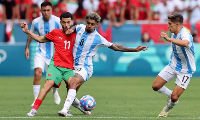 Insólito : le anularon un gol a la Selección argentina Sub 23 casi dos horas después  y perdió ante Marruecos