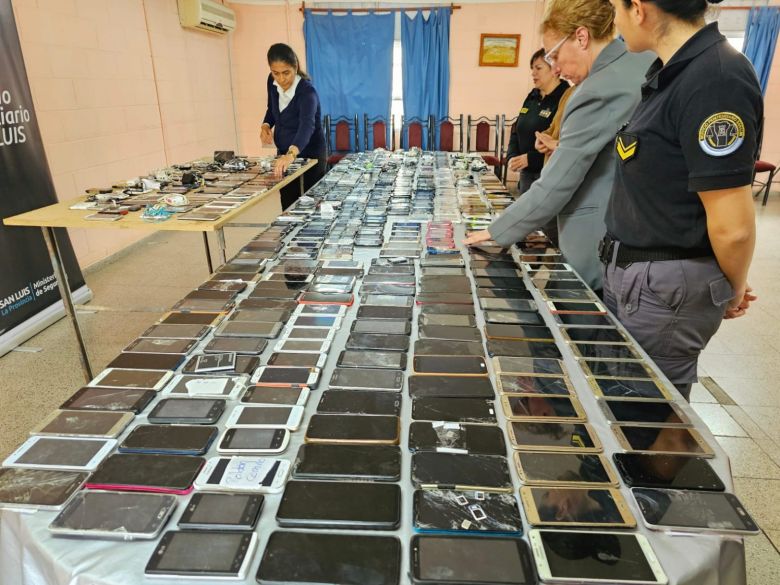 Incautaron cerca de 650 celulares en el Complejo Penitenciario 1