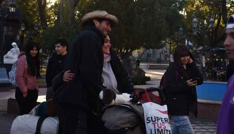 Fede Farrell revolucionó la plaza Pringles