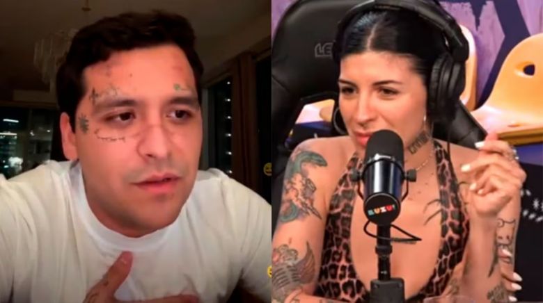 Christian Nodal le respondió con todo a Cazzu y defendió a su esposa, Ángela Aguilar