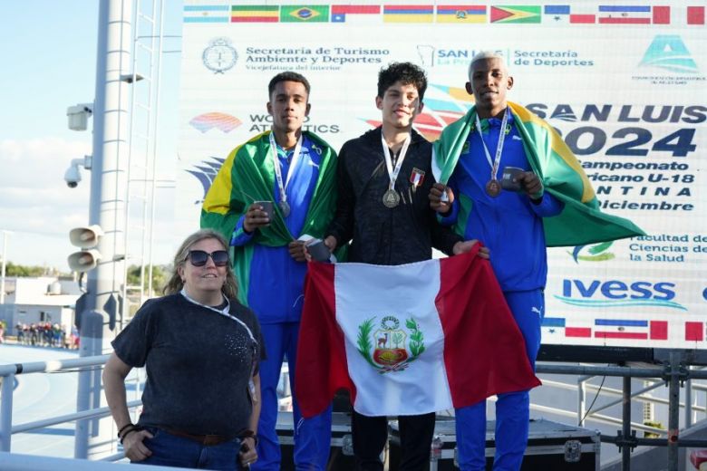 Brasil dominó el medallero del Sudamericano de Atletismo U18 en San Luis