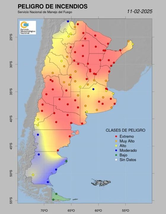 Incendios en Argentina: más de 250 mil hectáreas en Corrientes y siguen las llamas en El Bolsón y Nahuel Huapi