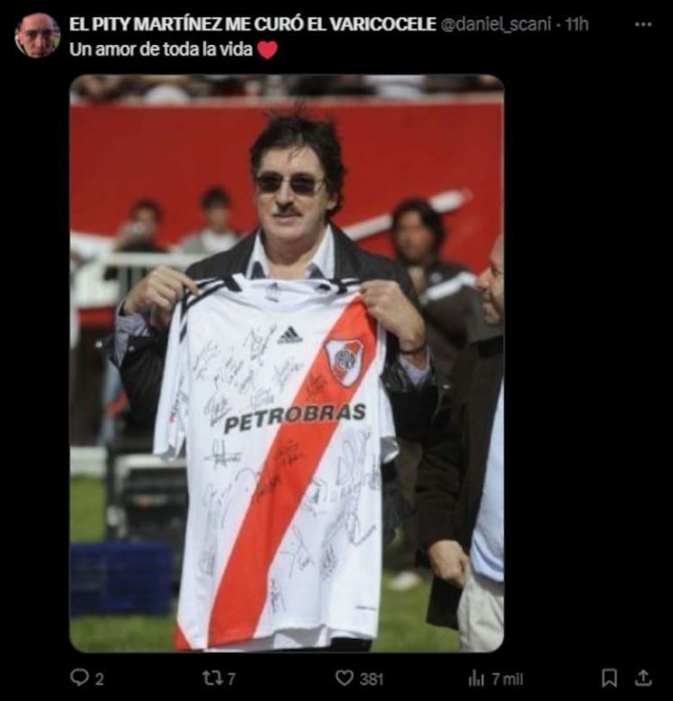 La foto de Charly García en la cancha de River que enloqueció a los hinchas millonarios