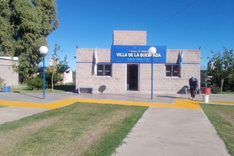 La terminal de Villa de la Quebrada está lista para recibir a miles de fieles